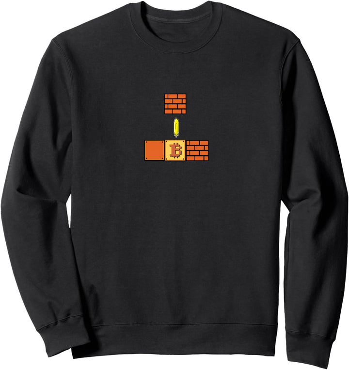 Bitcoin retro gamer Sweatshirt
