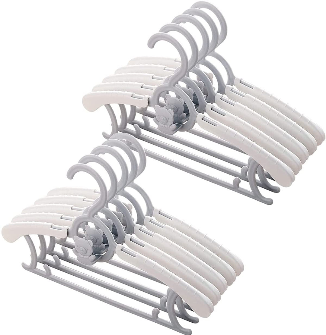 Spesh 20 Stücke Kinderkleiderbügel 28-36cm Verstellbare Baby Kleiderbügel Kunststoff Kleiderbügel mi