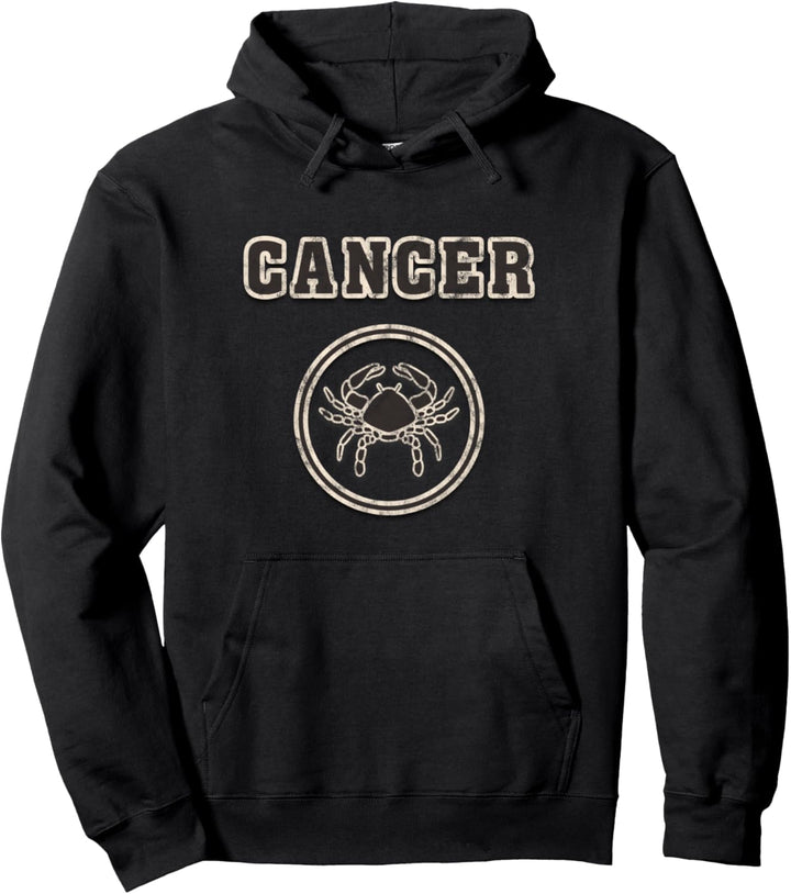 Krebs Sternzeichen Retro Vintage Pullover Hoodie