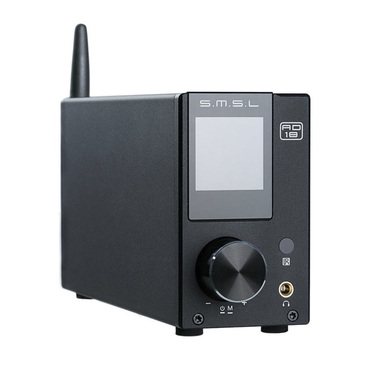 SMSL AD18 Audio-HiFi-Stereo-Verstärker mit Bluetooth 4.2 unterstützt Apt-X, USB DSP, volldigitaler L