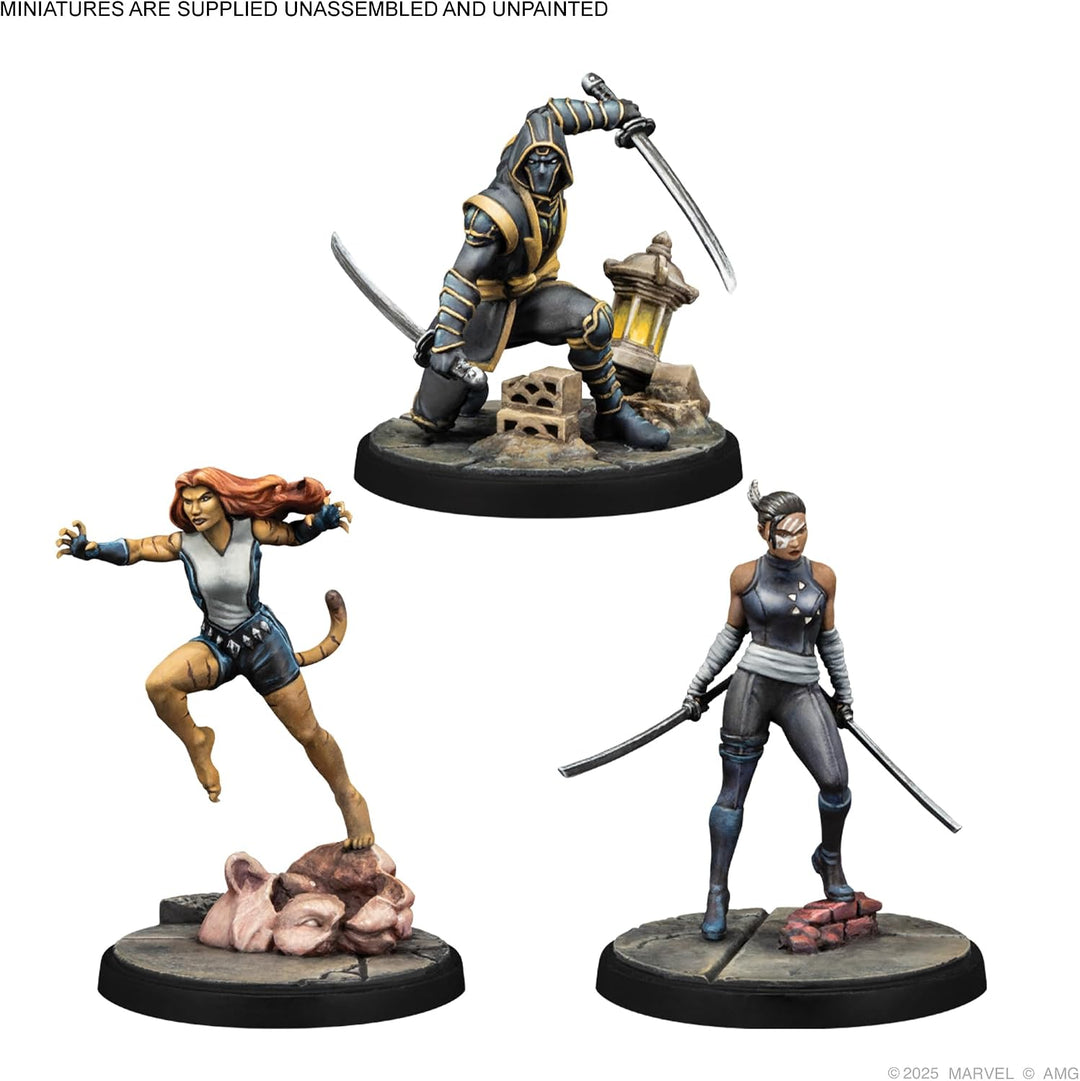Asmodee, Marvel: Crisis Protocol – Echo, Ronin &amp; Tigra, Character Pack, Atomic Mass Games, Tabletop,