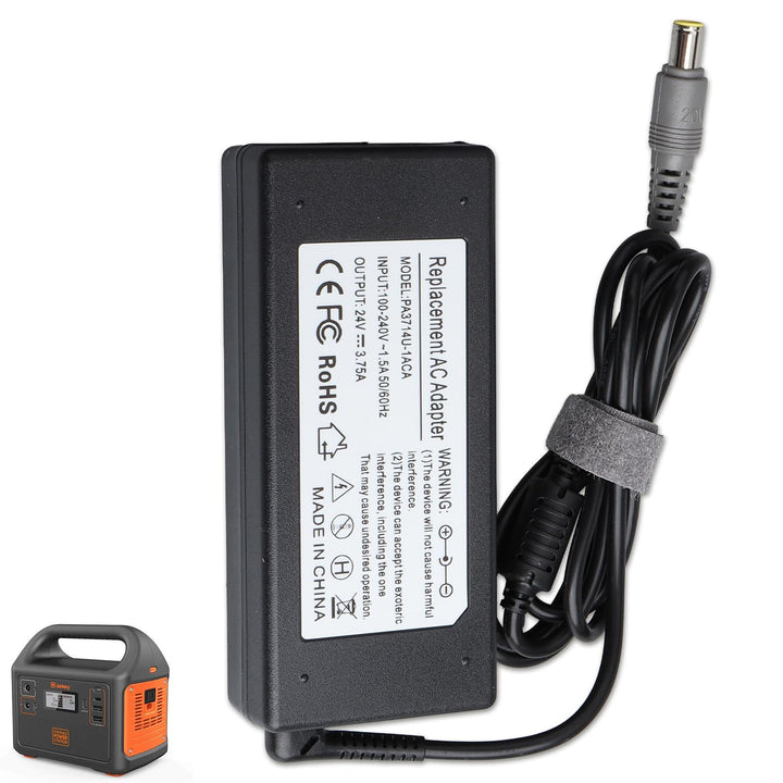 24V 3,75A 90W Ladegerät kompatibel mit Jackery Tragbare Powerstation Explorer 300 500 550 E300 E500