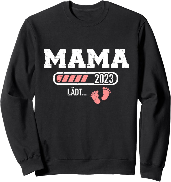 Mama 2023 lädt für zukünftige Mutter Sweatshirt