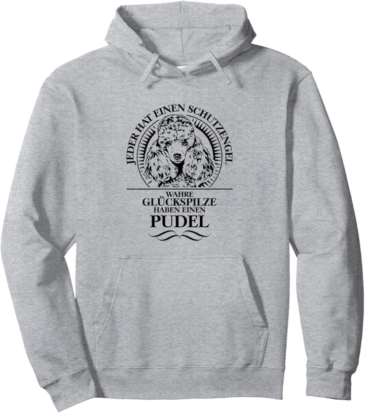 Pudel Schutzengel Hunde süsser Hund Hundespruch Pullover Hoodie