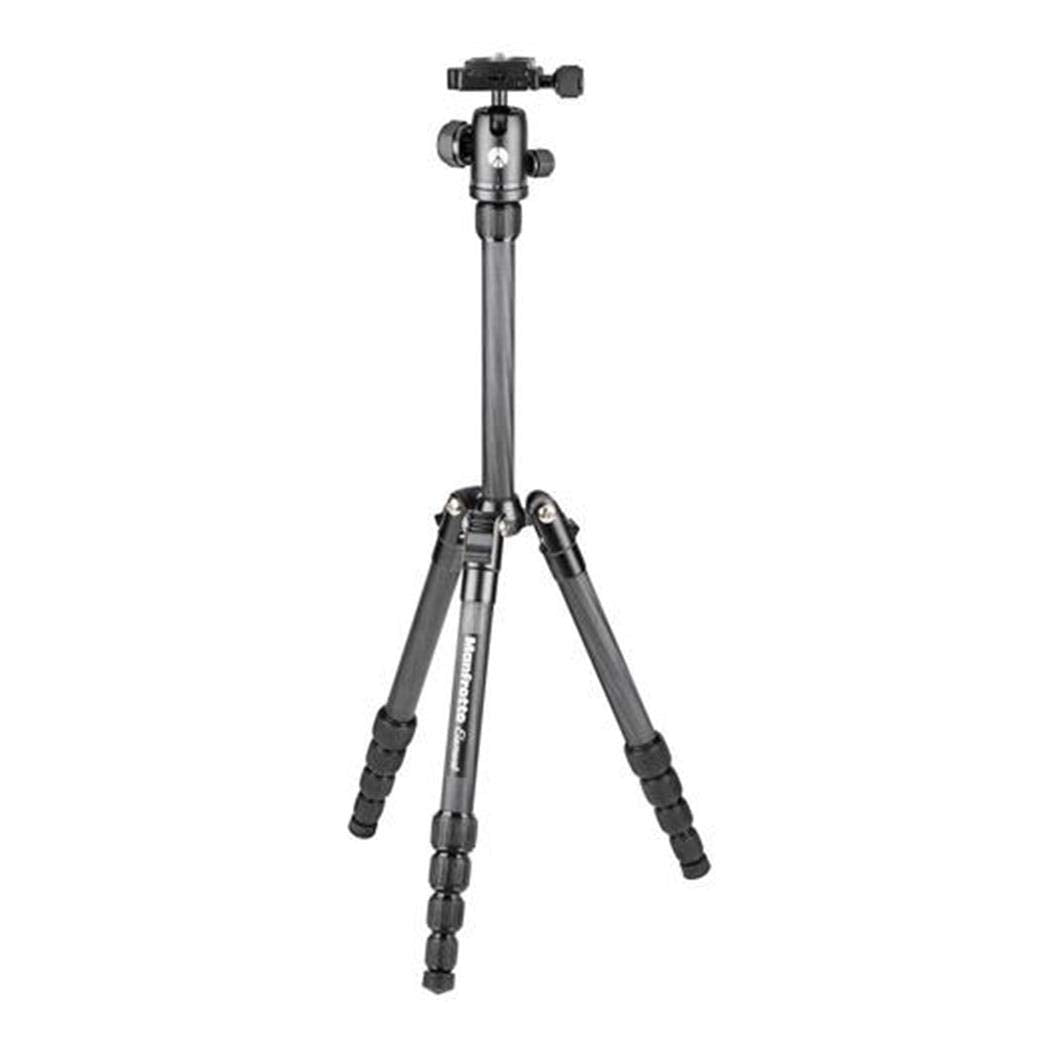 Manfrotto Element Traveller Carbon Kit, Schwarz Schwarz 143 cm Carbon klein Single, Schwarz 143 cm C