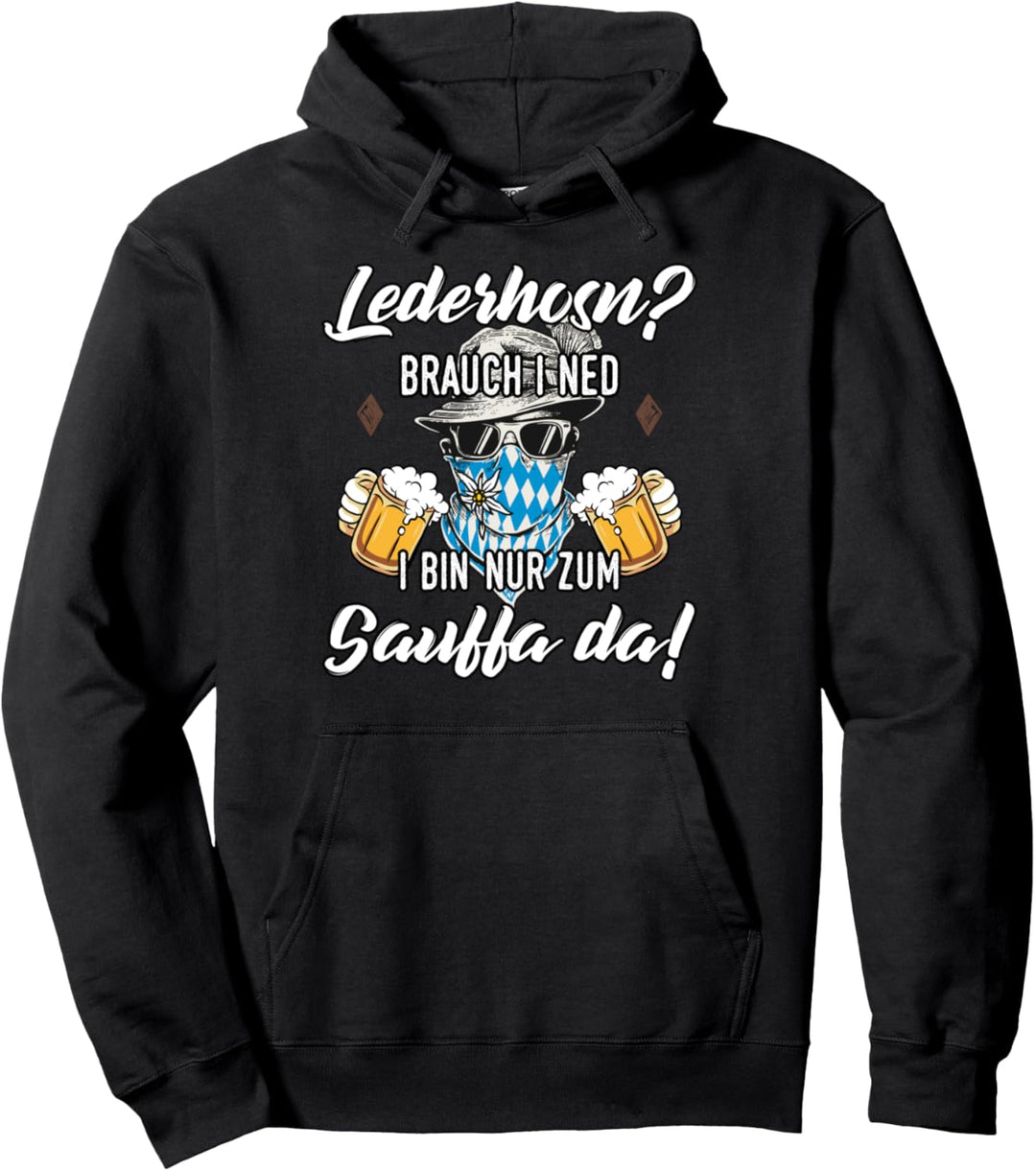 Trachtenshirt Herren Lederhose Passend für Oktoberfest Pullover Hoodie