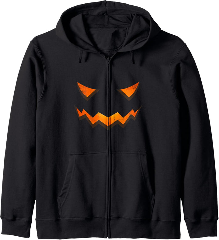 Lustiges Halloween Kürbis Laternen Monster Kostüm Kapuzenjacke