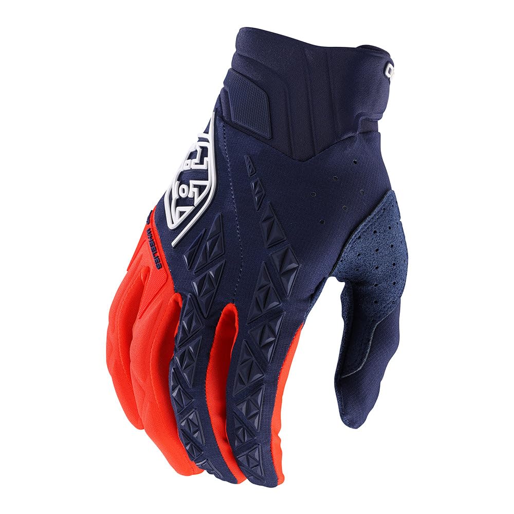 Troy Lee Designs Unisex – Erwachsene Handschuhe S Marineblau/Orange, S Marineblau/Orange