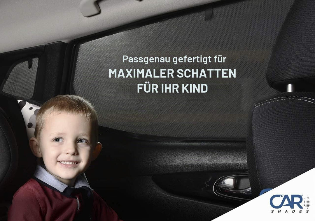 Satz Car Shades (Hintertüren) kompatibel mit Audi A3 8P 5 türer 2003-2012 (2-teilig)
