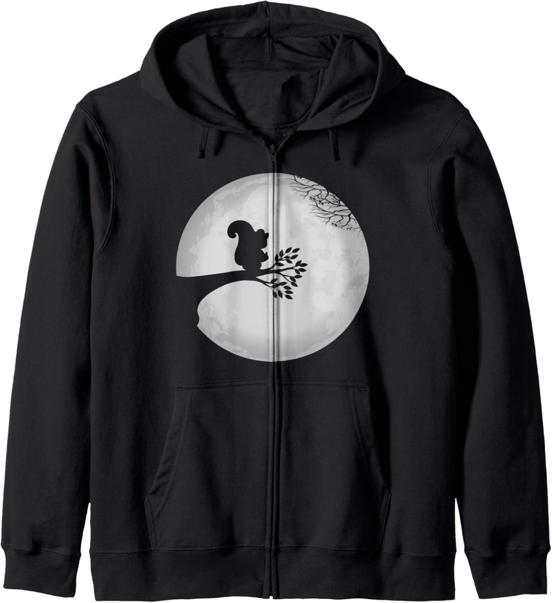 Eichhörnchen Vollmond Heil Reh Hunter Weidmannsheil Hunt Kapuzenjacke