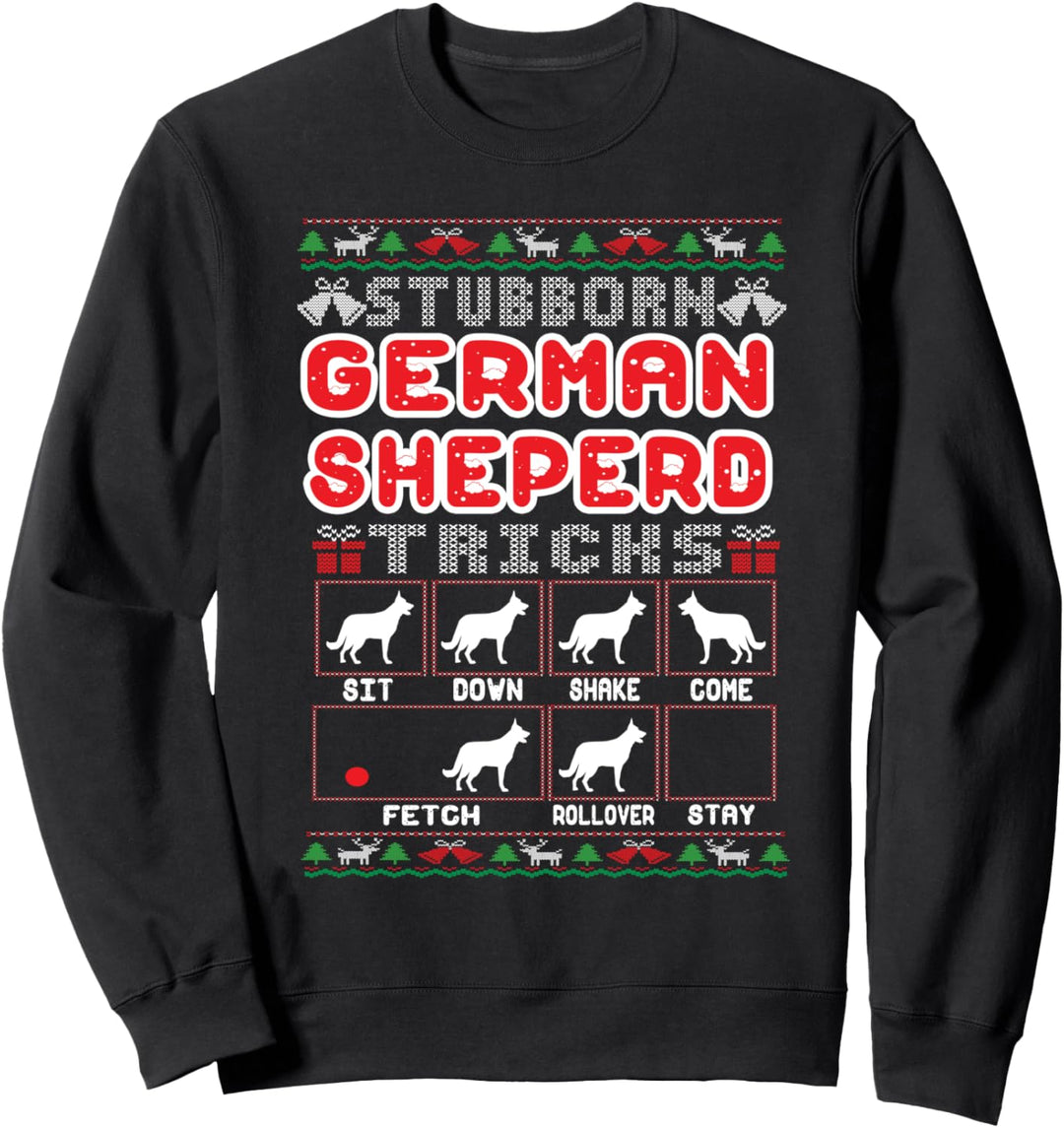 Husterischer Deutscher Schäferhund Tricks Hund lustig Sweatshirt