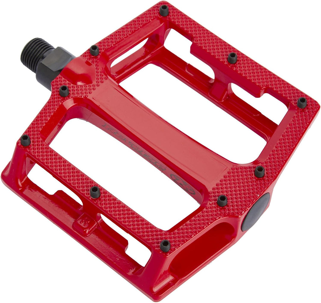 REVERSE Pedal Super Shape-3D Fahrradpedale Flatpedal Rot, Rot