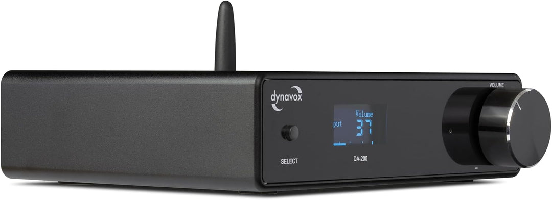 Dynavox DA-200 HiFi Verstärker, kompakter Class-D Stereo-Digitalverstärker mit BT 5.0, USB-DAC, opti