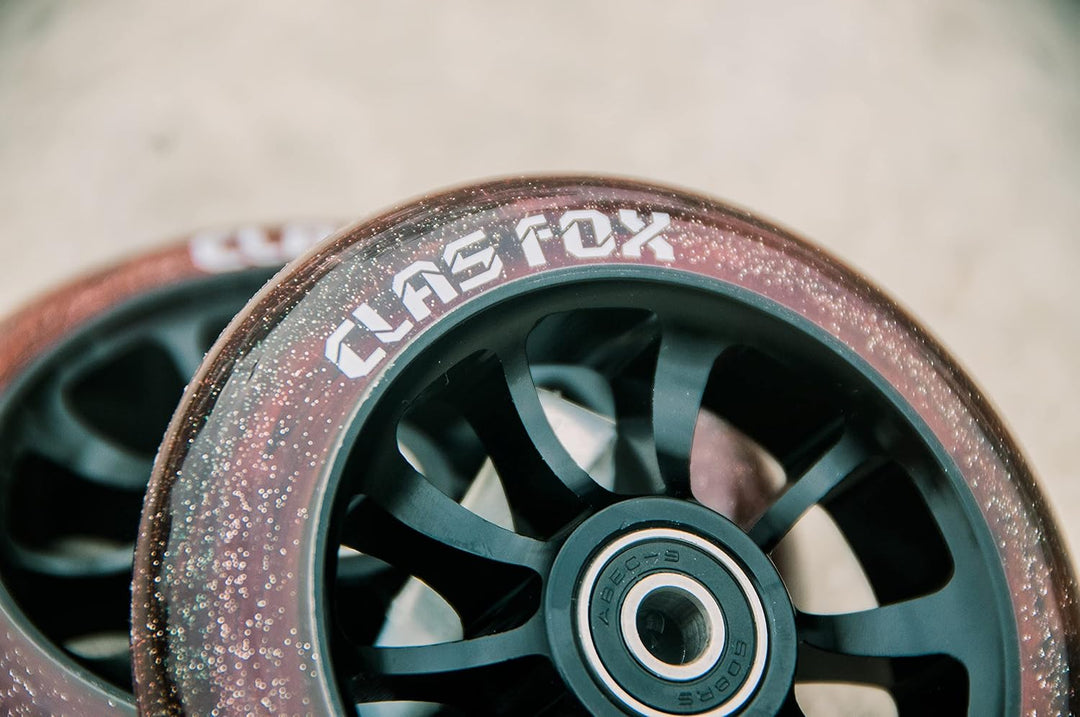 CLAS FOX Pro Stunt Scooter Rollen Roller Räder 110mm EIN Paar mit ABEC-9 Kugellager CNC Metallker (2