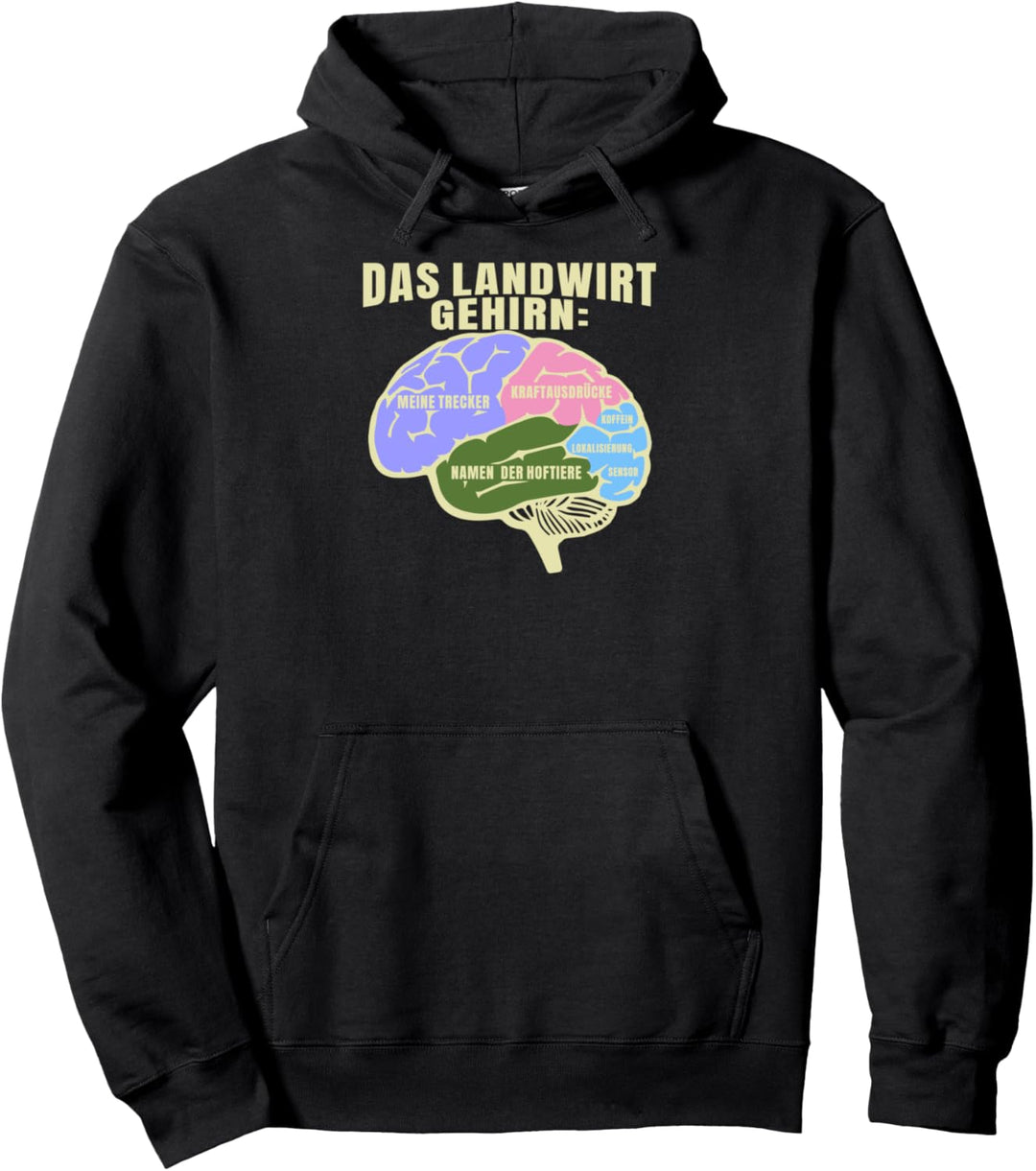 Das Landwirt Gehirn. Pullover Hoodie