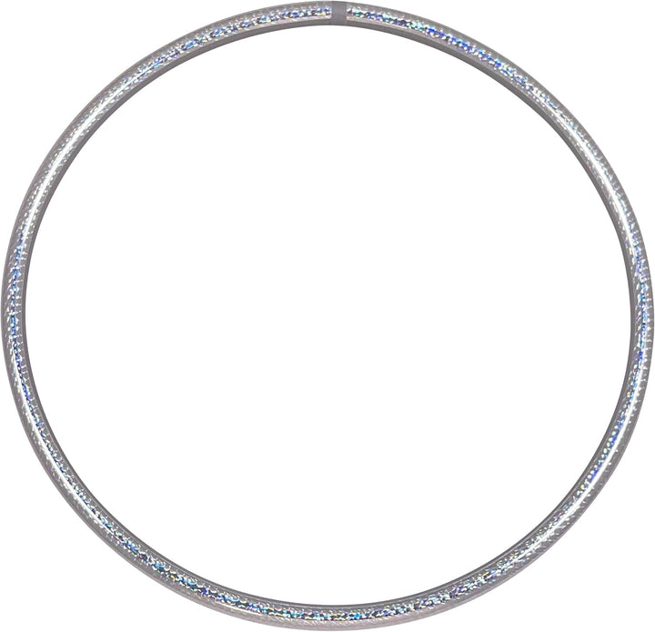 Hologramm Hula Hoop Reifen, Ø80/90/100cm Silber Ø90cm, Silber Ø90cm