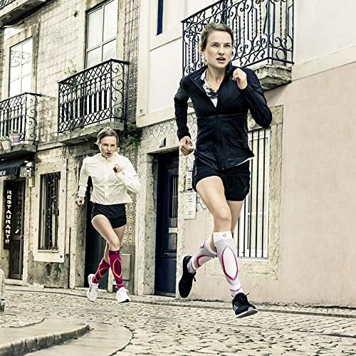 BAUERFEIND Herren Run Performance Laufsocken, Kniestrümpfe mit Targeted Compression Zone 38-40 / L R