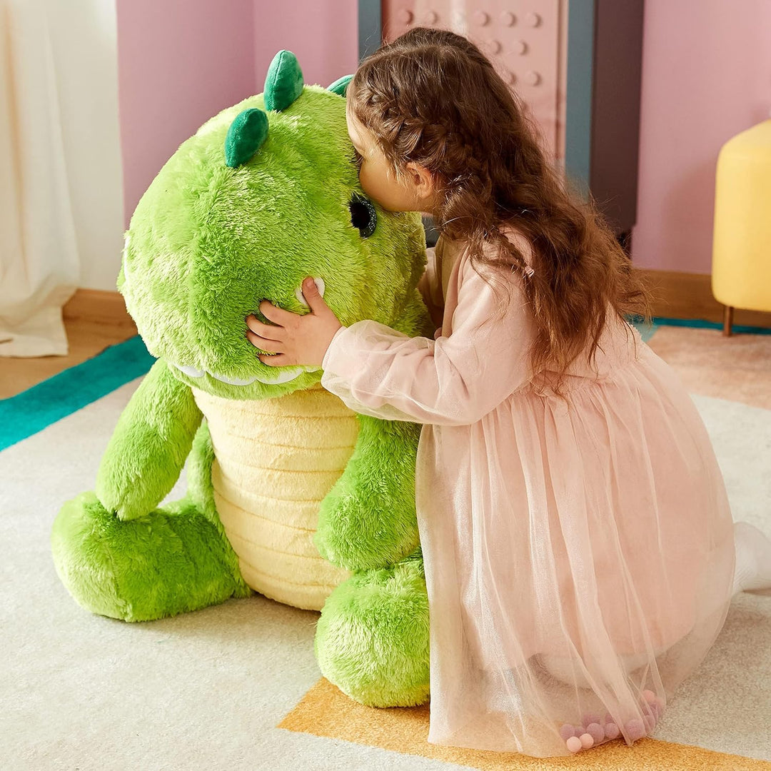 IKASA Gross Dinosaurier Stofftier Riesen Kuscheltier,60cm Gross Plüschtier Süsses Riesiges Plüschtie