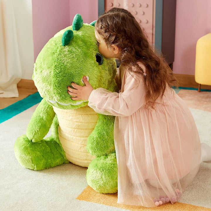 IKASA Gross Dinosaurier Stofftier Riesen Kuscheltier,60cm Gross Plüschtier Süsses Riesiges Plüschtie