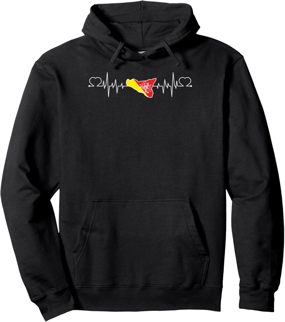 Sizilien Sicilia Sizilien Sicily Italy Italian Urlaub Pullover Hoodie