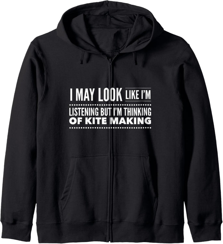 Ich sehe vielleicht so aus, als würde ich zuhören, aber ich Kapuzenjacke