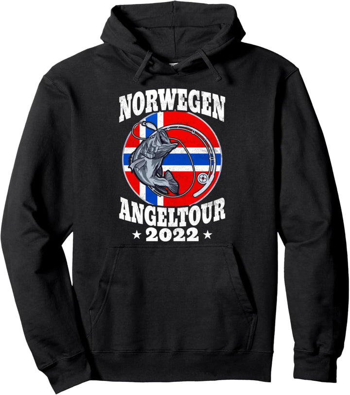 Norwegen Angeltour 2022 Norwegentrip Pullover Hoodie