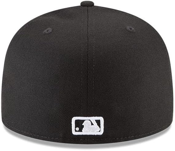 New Era Cap MLB Basic Neyyan gra/wht 8 (63.5 cm) Schwarz, 8 (63.5 cm) Schwarz