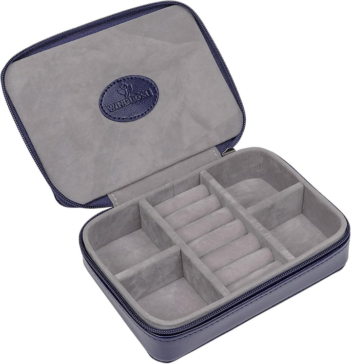 Windrose Charmbox klein merino moda/dunkelblau, Dunkelblau