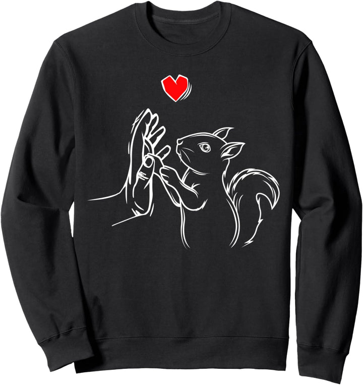 Eichhörnchen Liebe Kinder Damen Geschenk Sweatshirt