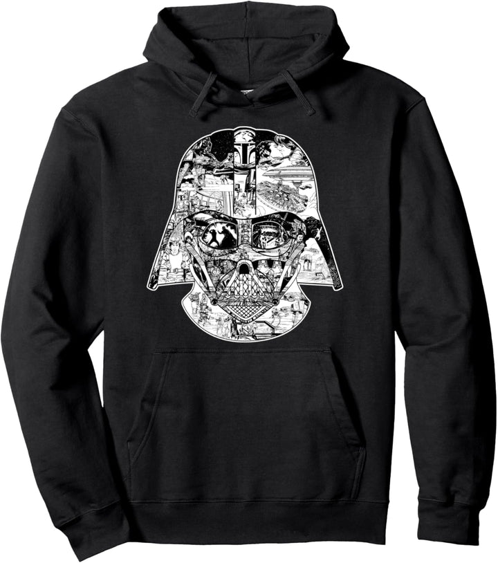Star Wars Darth Vader Helmet Storyboard Pullover Hoodie
