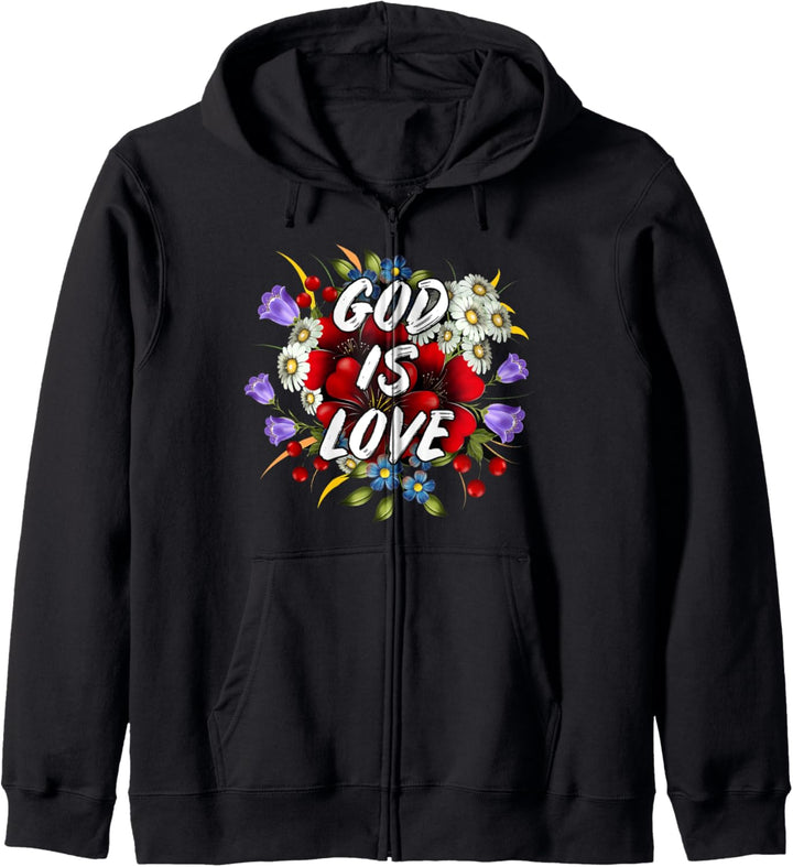 Christian Gift - God Is Love Kapuzenjacke