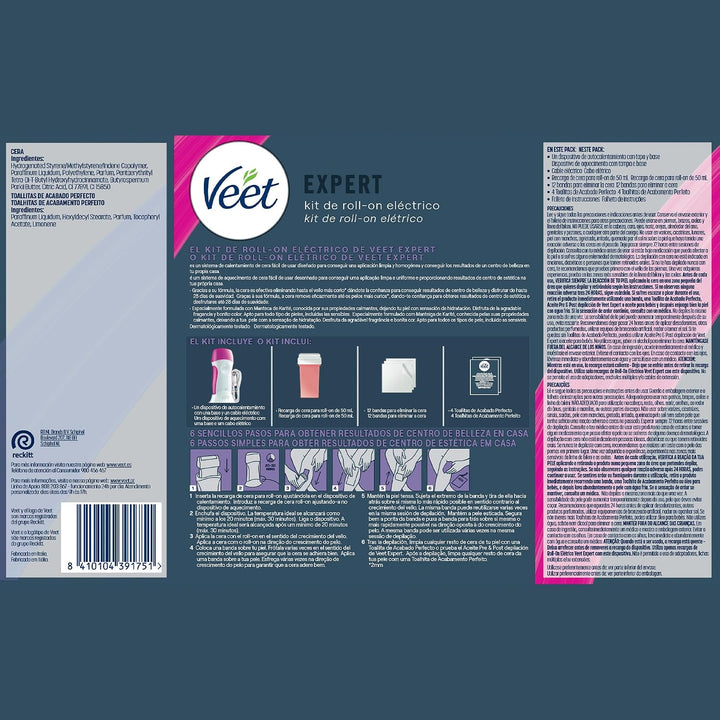 EASY WAX roll-on eléctrico kit