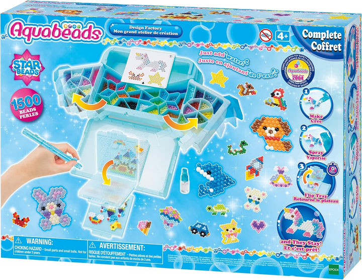 Aquabeads 31775 Designfabrik &amp; 31520 Glitzerperlen - Nachfüllset Nachfüllpack
