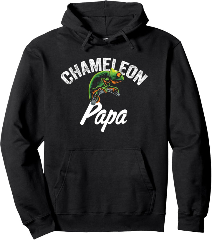 Chamäleon Papa Chamäleon Reptilien-Eidechse Pullover Hoodie