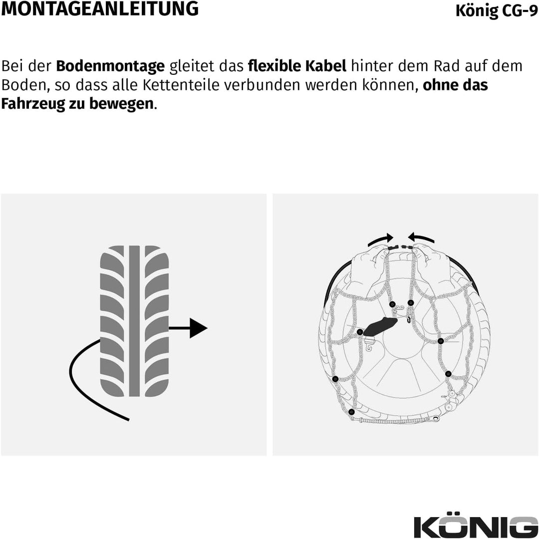 KÖNIG CG-9 107 - Schneeketten, CG-9 107