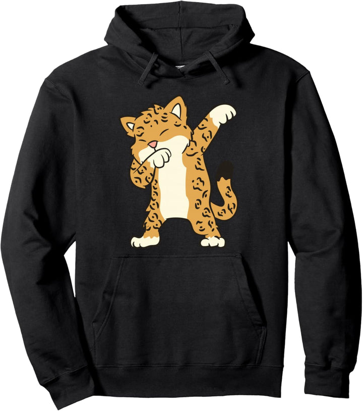 Jaguar Niedlicher Jaguar Dabbing Jaguar Pullover Hoodie