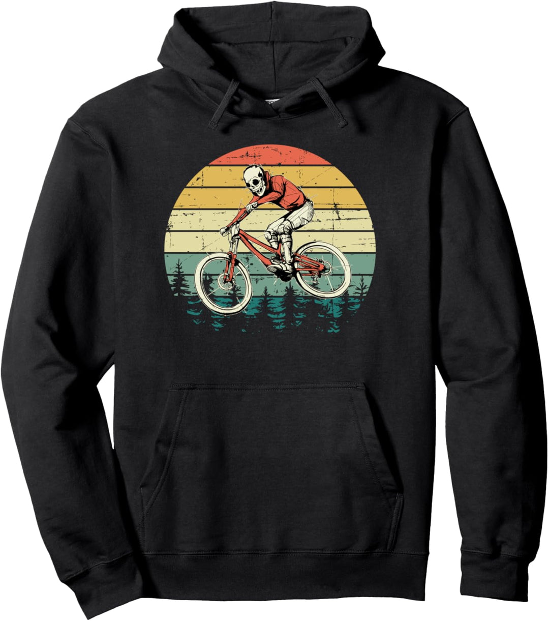 Mountainbike – Vintage Downhill Biking – MTB Riding Pullover Hoodie