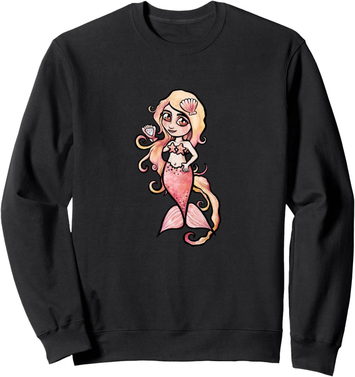 Cute Chibi Mermaid Art fun mermaid Sweatshirt