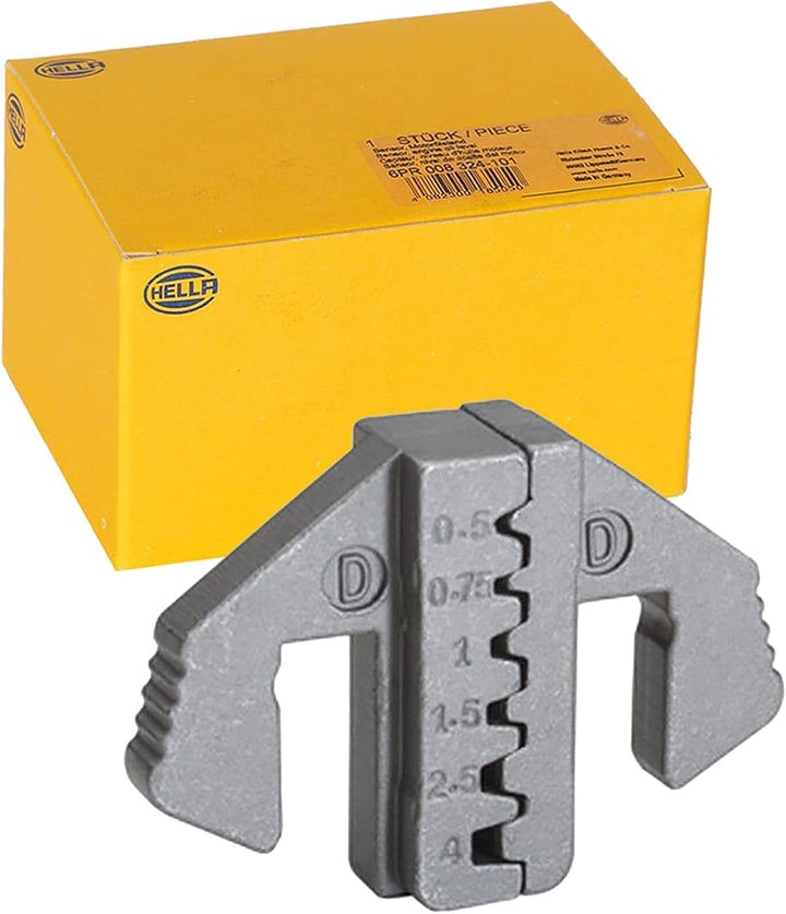 HELLA 8PE 863 807-441 Crimpzangeneinsatz - Metall - Ø von: 0.5mm - Ø bis: 4.0mm - Basic insert D | 8