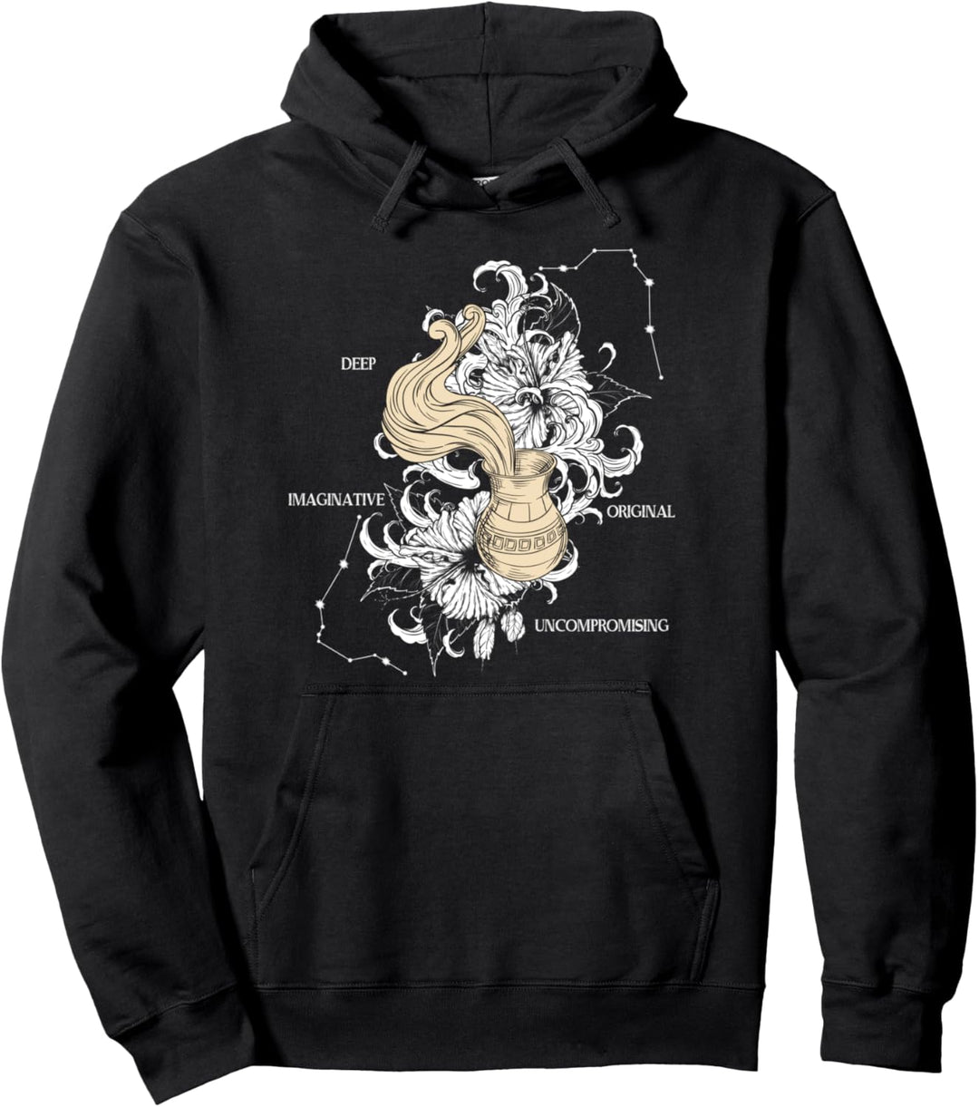 Sternzeichen Wassermann Pullover Hoodie
