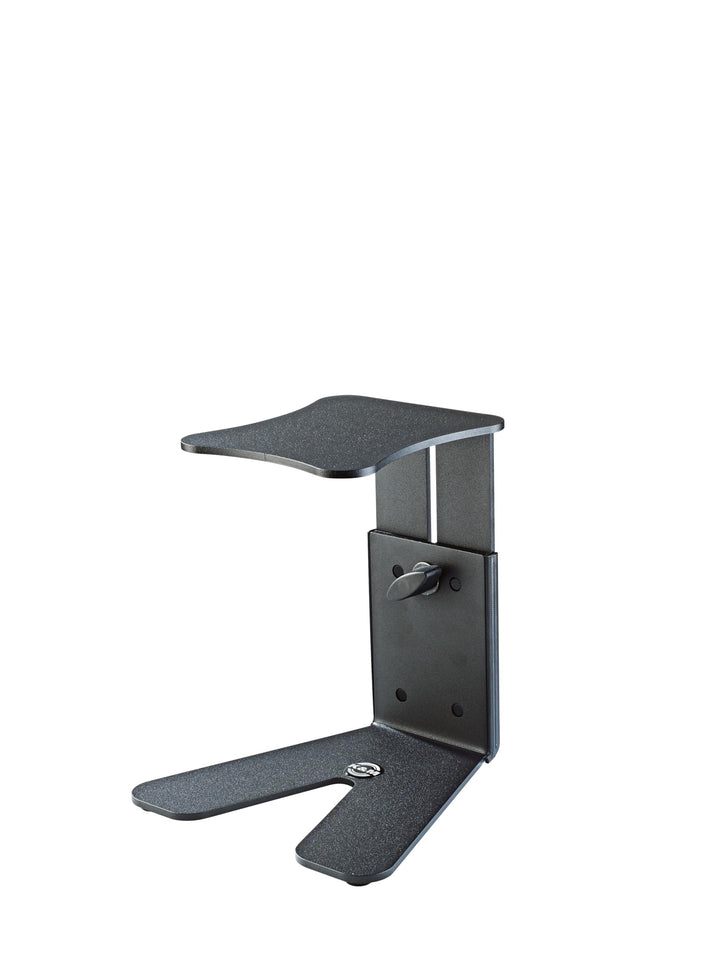 K&amp;M 26772 Monitor Tischstativ Schwarz, Stahl - höhenverstellbare Ablage mit innovativem Design
