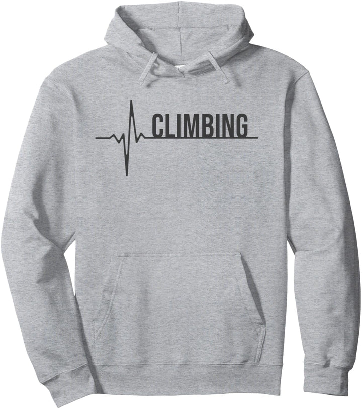 Climbing Herzschlag Klettern Boulder Pullover Hoodie