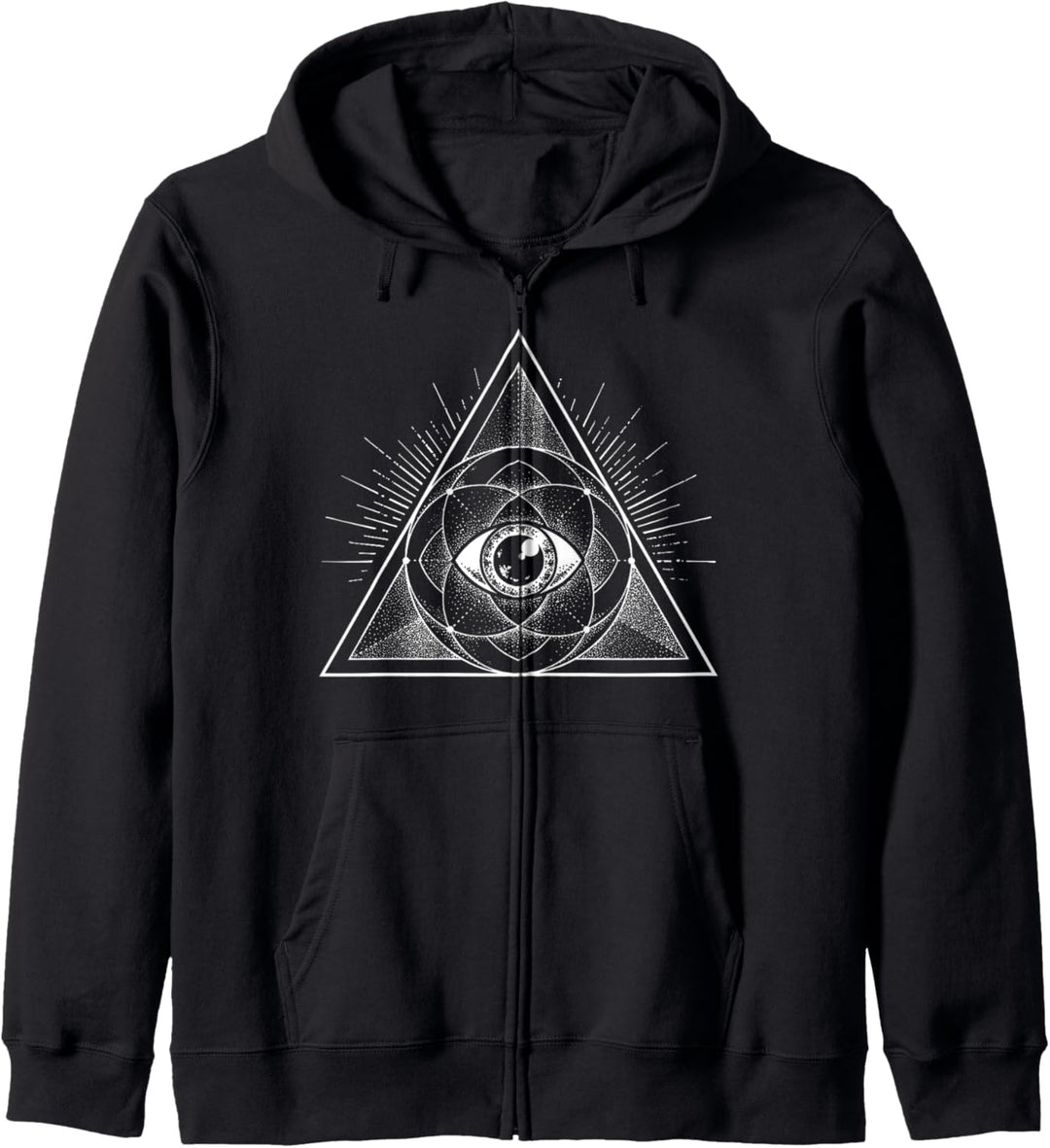Illuminati All Seeing Eye Mystic Alchemy Tarot Geschenk Kapuzenjacke