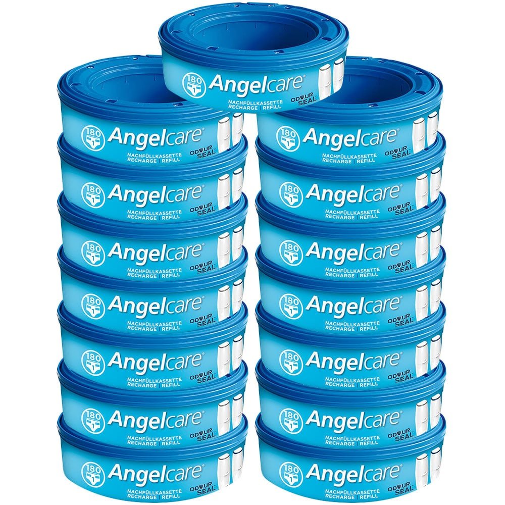 Angelcare Windeleimer Nachfüllpack Plus 15er Pack 15 Stück, 15 Stück