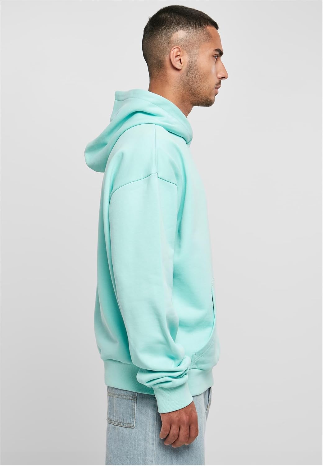 Build Your Brand Herren Kapuzenpullover, Berylblue