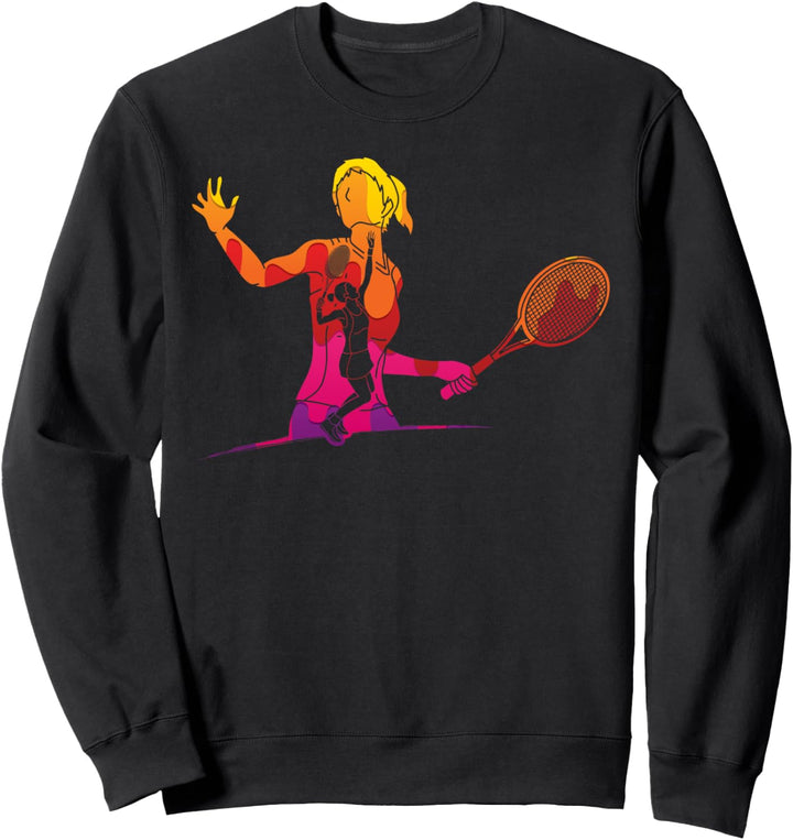 Tennis Tennisspieler Tennistrainer Sweatshirt
