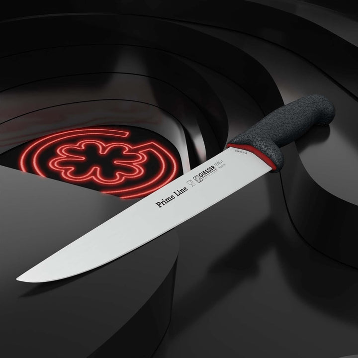 Giesser seit 1776 - Made in Germany - Stechmesser rutschfest PrimeLine, Klinge 21 cm, schwarz, schar
