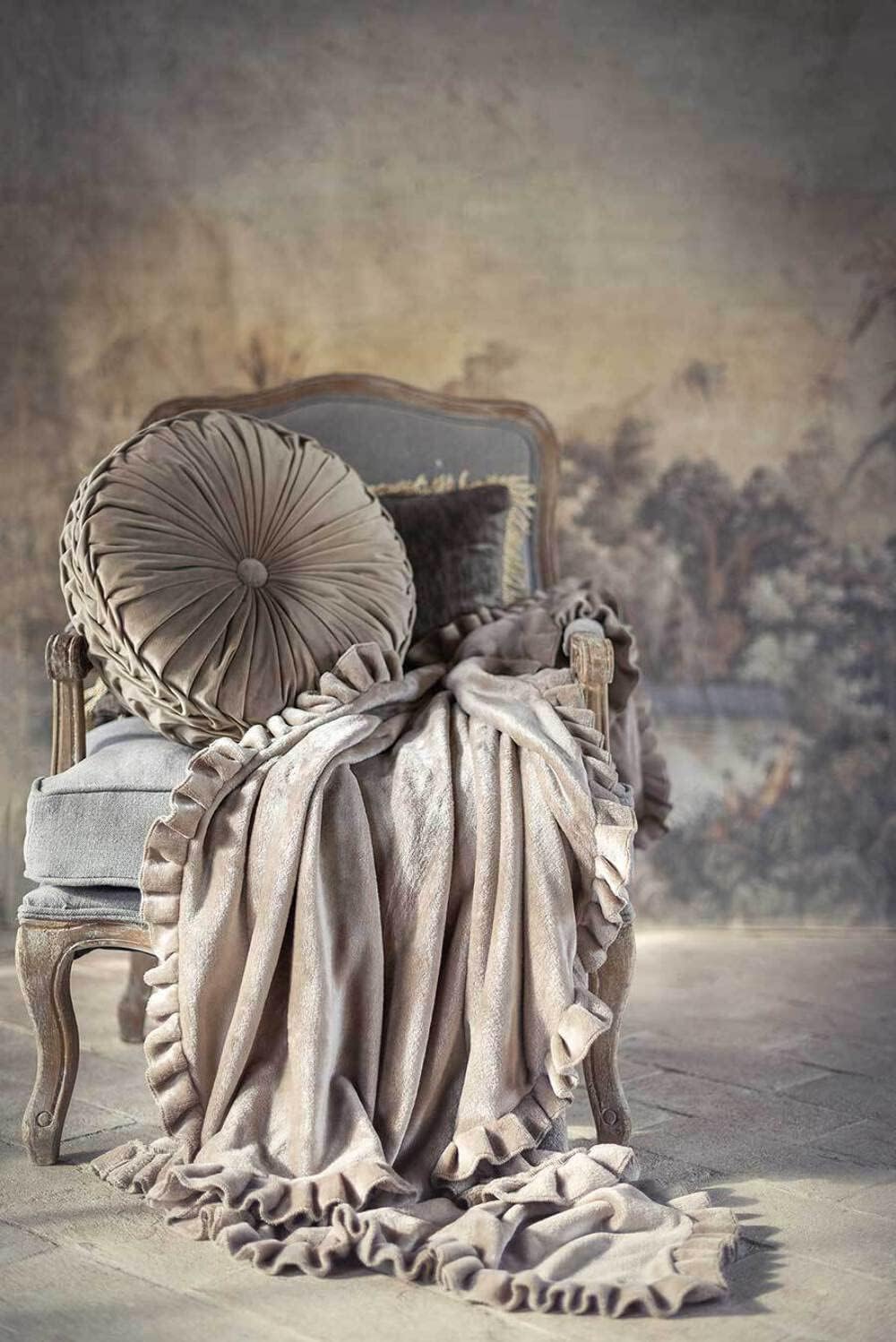 Blanc Mariclò Plaid Gala 140 x 170 cm, cremefarben, 260 g/m², 100 % Polyester