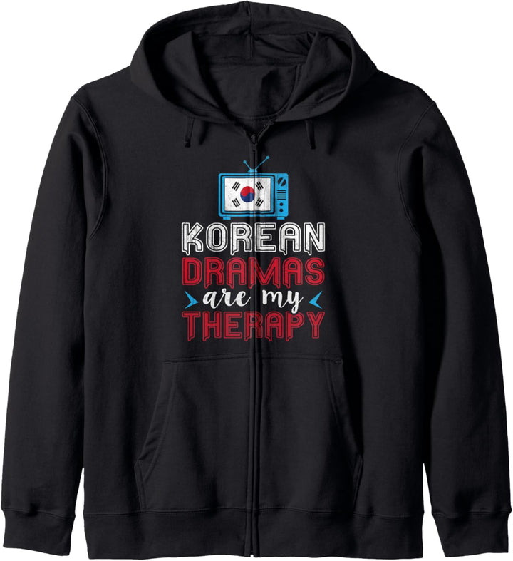 Korean Dramas Are My Therapy - K-Pop and K-Drama Funny Kapuzenjacke