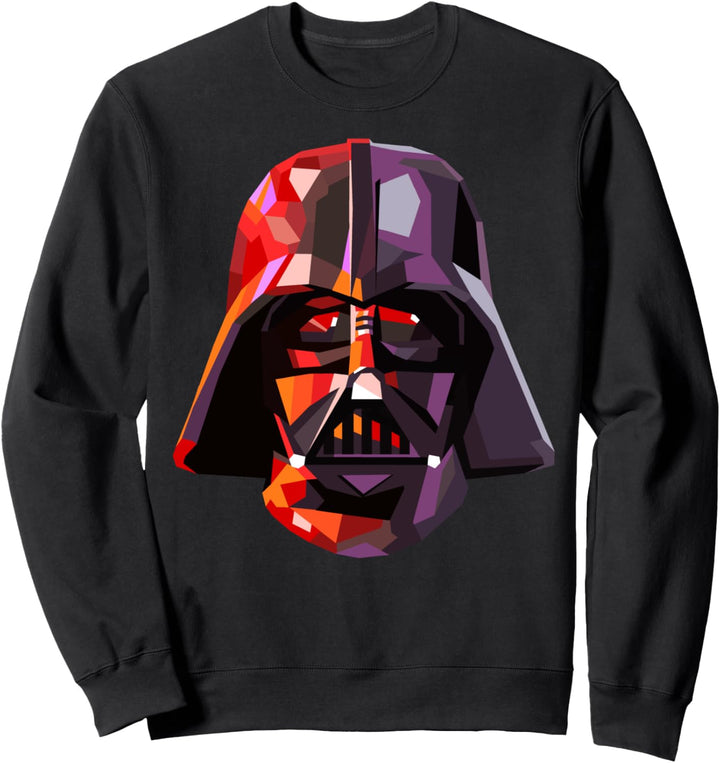 Star Wars Darth Vader Geometric Dark Tones Helmet Poster Sweatshirt